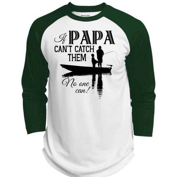 If Papa Can't Catch Them No One Can T Shirt, My Favorite T Shirt  (Polyester Game Baseball Jersey)