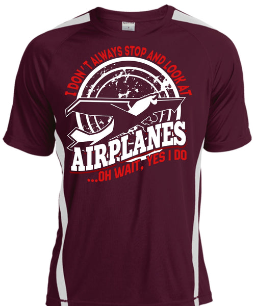 Look At Airplanes T Shirt, Being A Pilot T Shirt, Cool Shirt
