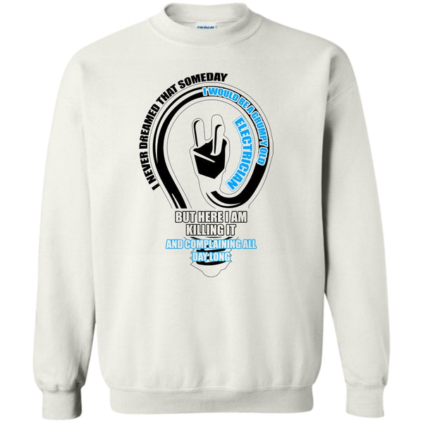 Gift For Electrician T Shirt, Grumpy Old Electrician Sweatshirt