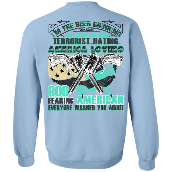 I Love Veteran T Shirt, God Fearing American Sweatshirt