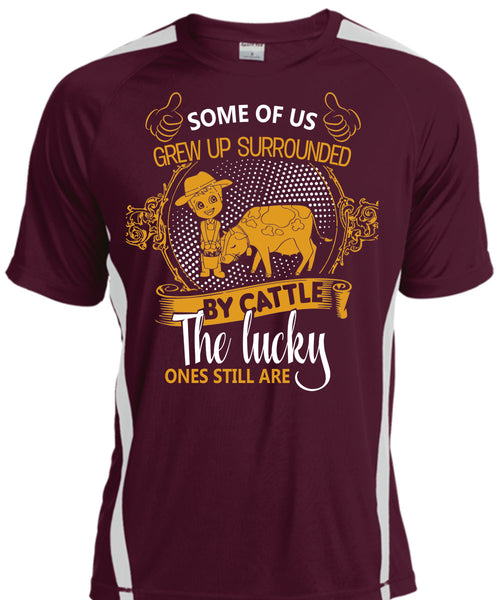 Some Of Us Grew Up Surrounded T Shirt, Cattle The Lucky Ones Still Are T Shirt, Cool Shirt