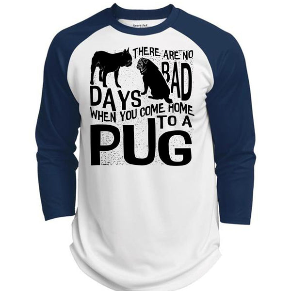 You Come Home To A Pug T Shirt, I Love Pug T Shirt, Awesome T-Shirts  (Polyester Game Baseball Jersey)