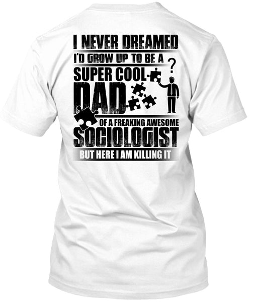 A black t-shirt with the shopify logo