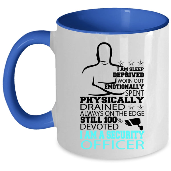 Cool Security Officer Coffee Mug, I Am A Security Officer Accent Mug