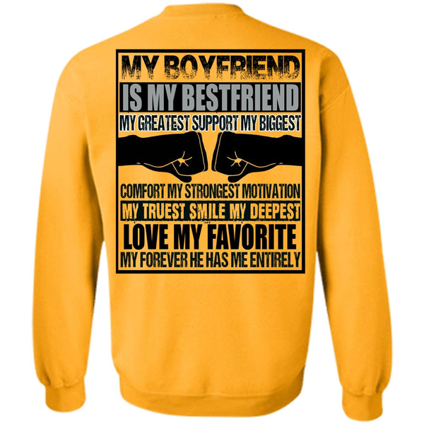 I Love Boyfriend T Shirt, My Boyfriend Is My Best Friend Sweatshirt