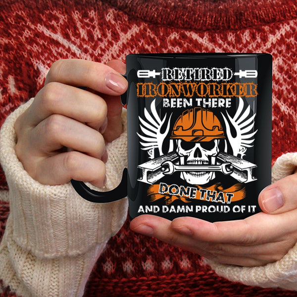 Retired Ironworker Coffee Mug, Gift For Retired Ironworkers Coffee Cup