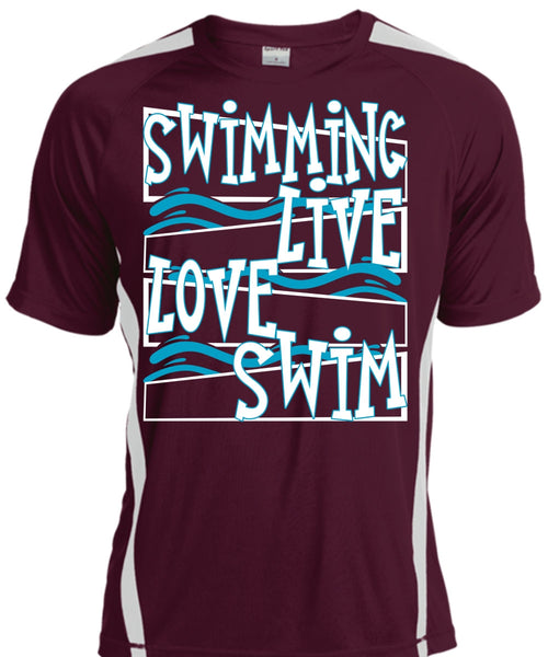 Swimming Live Love Swim T Shirt, Being A Swimmer T Shirt, Cool Shirt