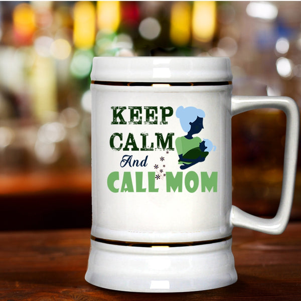 Cute Gift For Cat Mom Beer Stein 22oz, World's Best Cat Mom Beer Mug