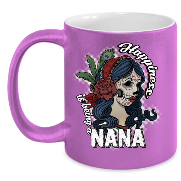 Happiness Is Being A Nana Coffee Mug, Cool Nana Coffee Cup
