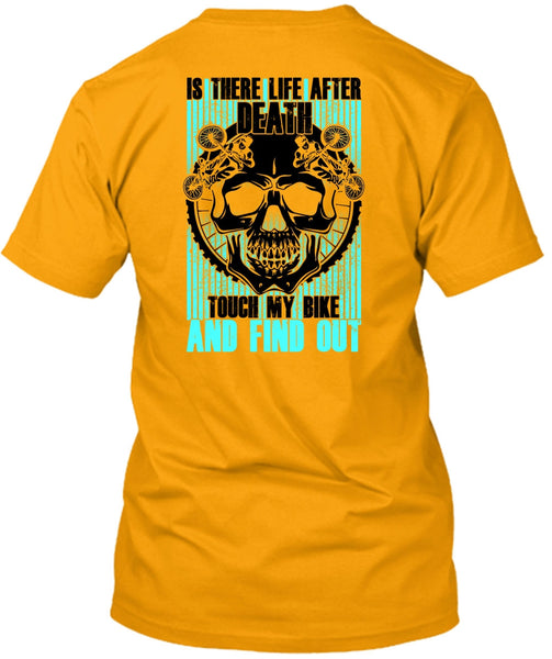 Touch My Bike And Find Out T Shirt, I Love Biker T Shirt