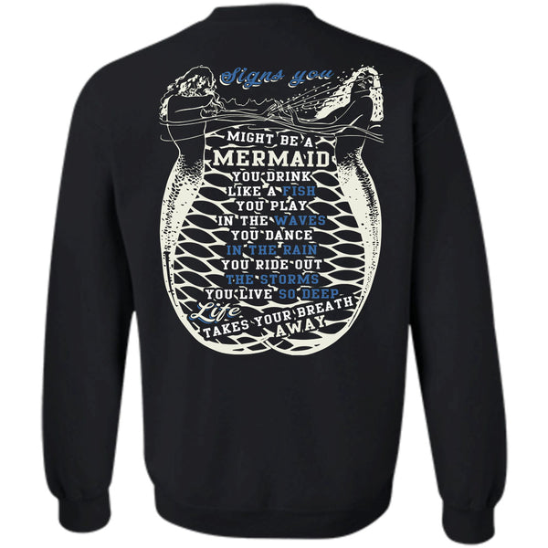 A black t-shirt with the shopify logo