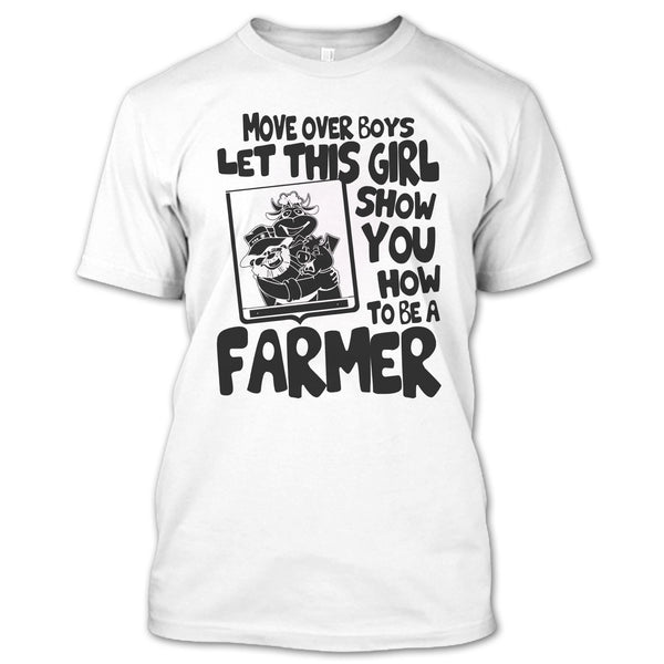 A black t-shirt with the shopify logo