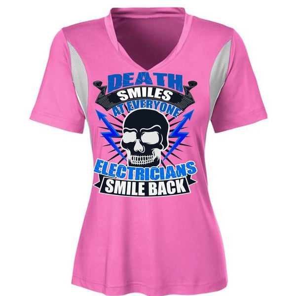Electricians Smile Back T Shirt, I Love Electrician T Shirt, Awesome T-Shirts