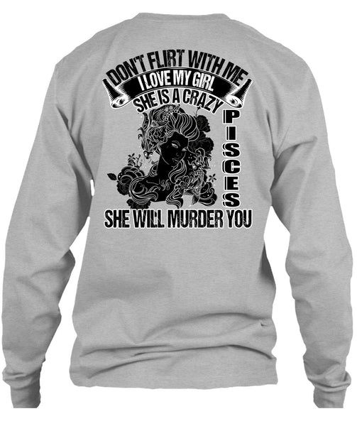 She Is A Crazy Pisces T Shirt, I Love Pisces T Shirt