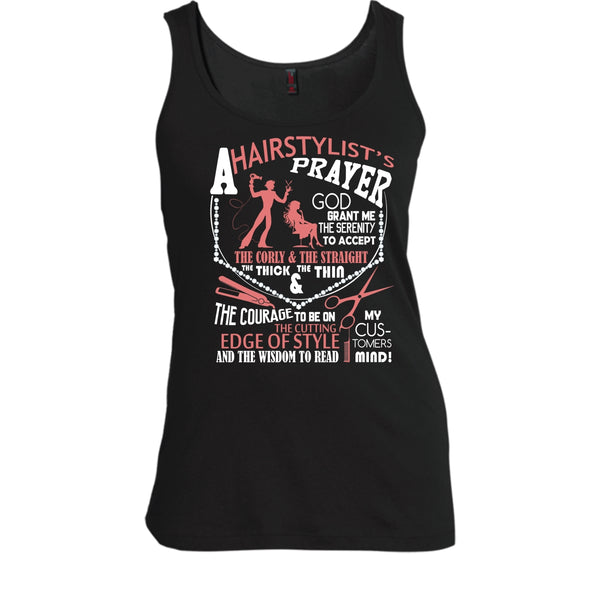 A Hair Stylist's Prayer T Shirt, Hair Stylist's Prayer Tank Top