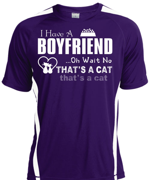 I Have A Boyfriend T Shirt, Oh Wait No That's A Cat T Shirt