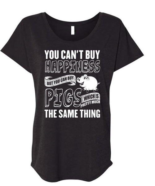 A black t-shirt with the shopify logo