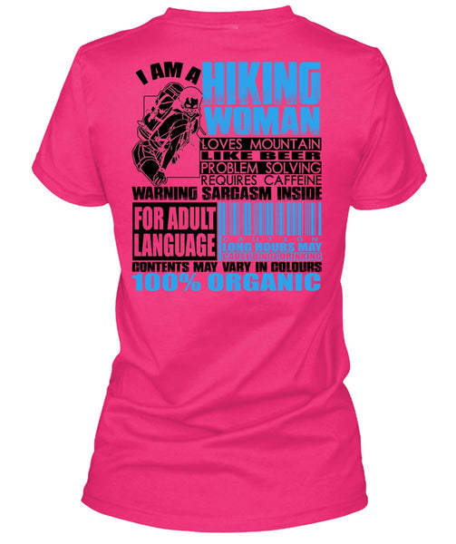 I Am A Hiking Woman T Shirt, I Love Hiking T Shirt