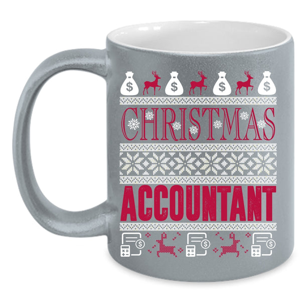 Christmas Accountant Coffee Mug, Cute Gift For Accountant Coffee Cup