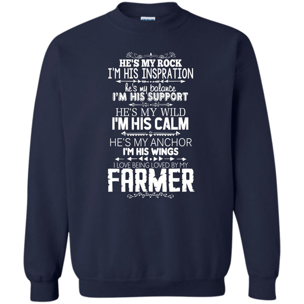 I Love Being Loved By My Farmer T Shirt, Coolest Farmer Sweatshirt