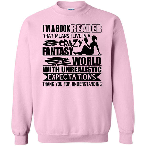 Coolest Book Reader T Shirt, I'm A Book Reader Sweatshirt
