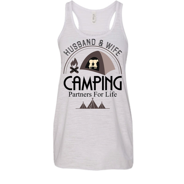 Husband & Wife T Shirt, Coolest Camping Couple T Shirt, Awesome t-shirts