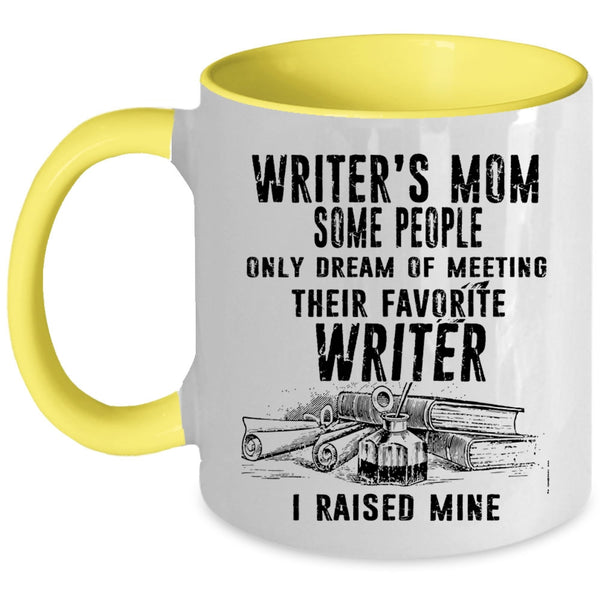 Favorite Writer Coffee Mug, Writer's Mom Accent Mug