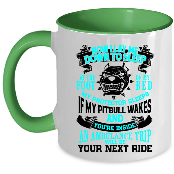 Cool Gift For Pitbull Lovers Coffee Mug, My Pit Bull Accent Mug