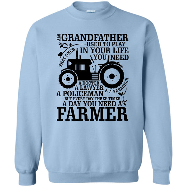 Farming Grandfather T Shirt, My Grandfather Sweatshirt