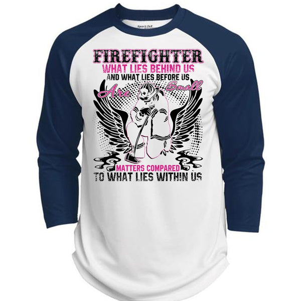 Firefighter T Shirt, I Love Firefighter T Shirt, Awesome T-Shirts  (Polyester Game Baseball Jersey)