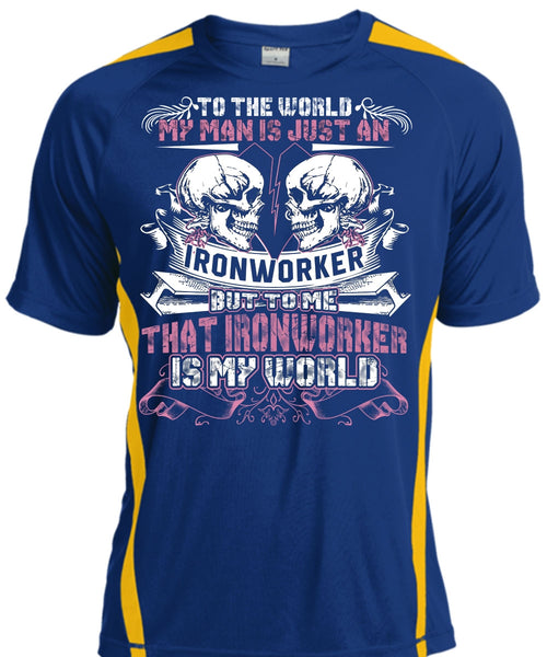 My Man Is Just An Ironworker T Shirt, Being An Ironworker T Shirt, Cool Shirt