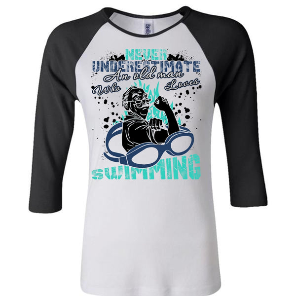 Old Man Who Loves Swimming T Shirt, I Love Swimming T Shirt, Awesome T-Shirts