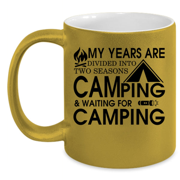 Waiting For Camping Coffee Mug, Camping Accent Mug