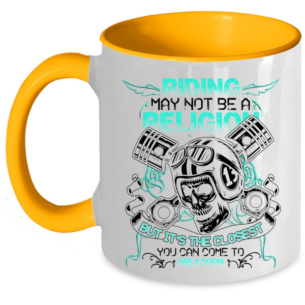 Awesome Gift For Bikers Coffee Mug, Riding Accent Mug