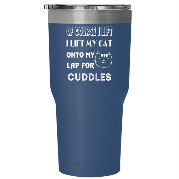 My Cat Tumbler 30 oz Stainless Steel, Cute Gift For Cat Lovers Travel Mug