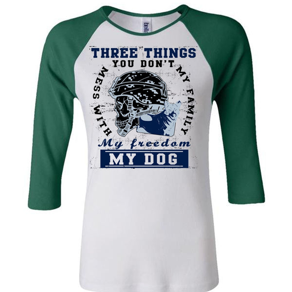 My Family My Freedom My Dog T Shirt, I Love Veteran T Shirt, Awesome T-Shirts