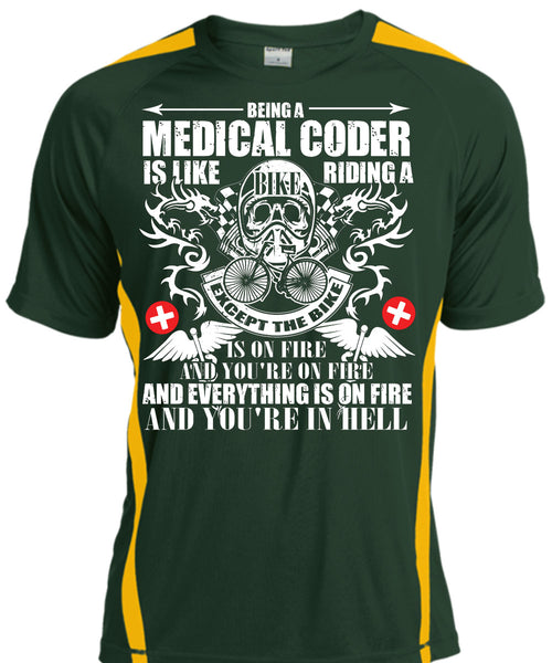 Being A Medical Coder T Shirt, You're In Hell T Shirt, Cool Shirt