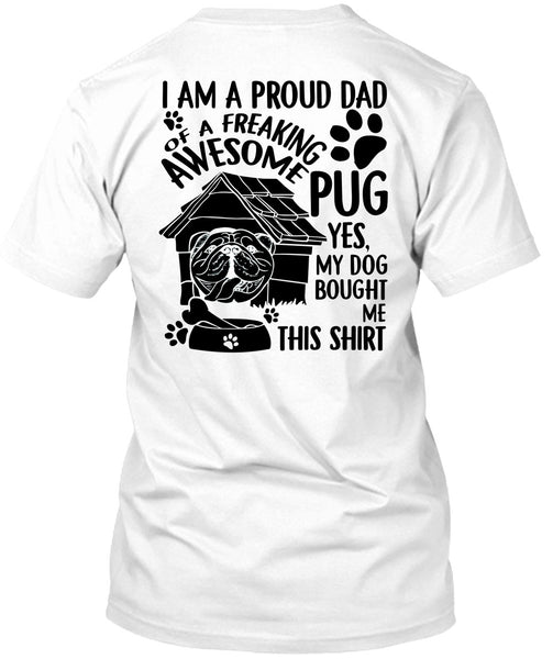 A black t-shirt with the shopify logo