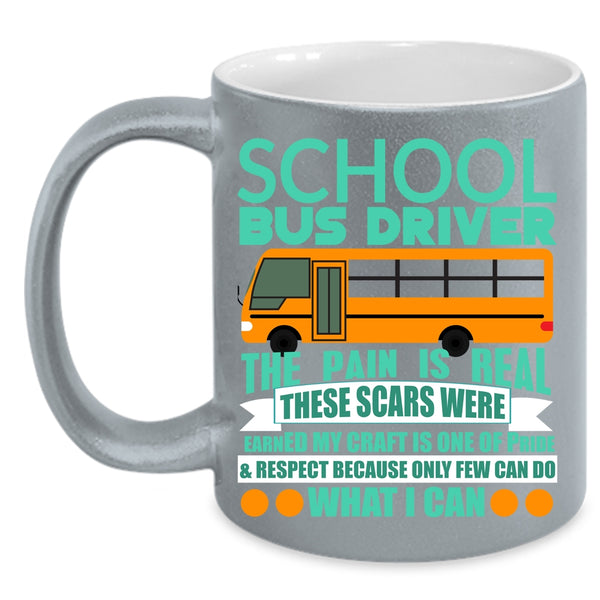 School Bus Driver Coffee Mug, Cute School Bus Driver Coffee Cup