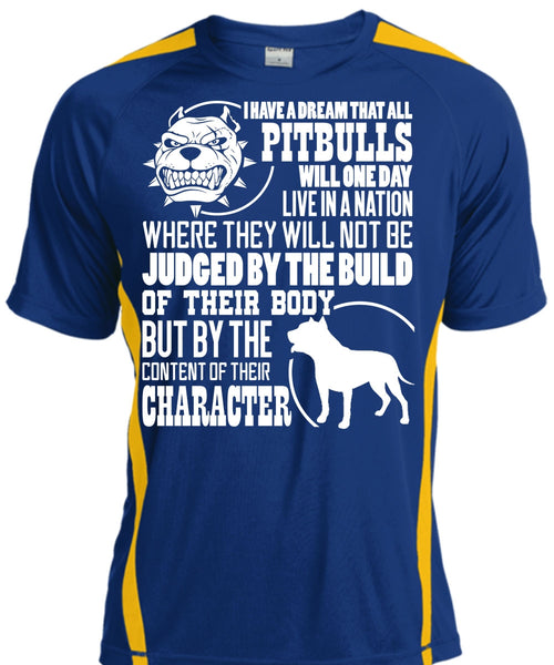 I Have A Dream That All Pit Bulls T Shirt, Judge By The Build T Shirt, Cool Shirt
