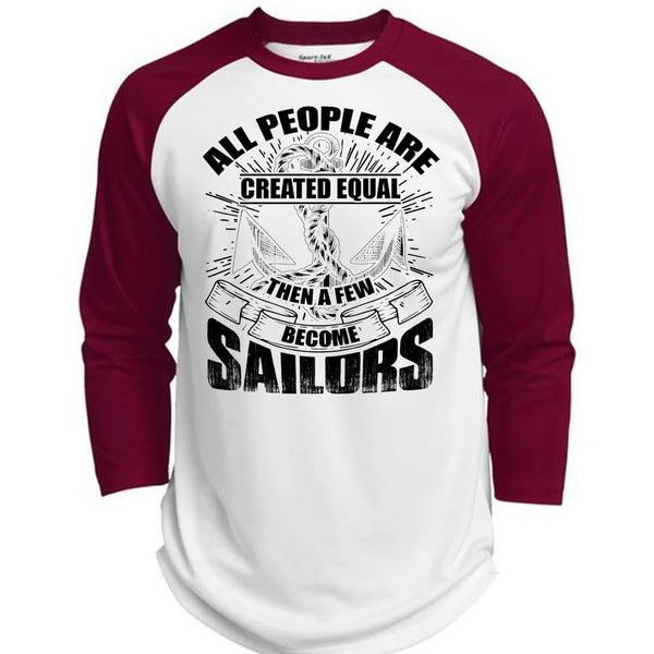 A Few Become Sailors T Shirt, I Love Sailor T Shirt, Awesome T-Shirts  (Polyester Game Baseball Jersey)