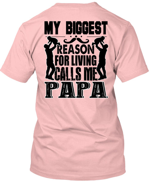 My Biggest Reason T Shirt, I Love Papa T Shirt