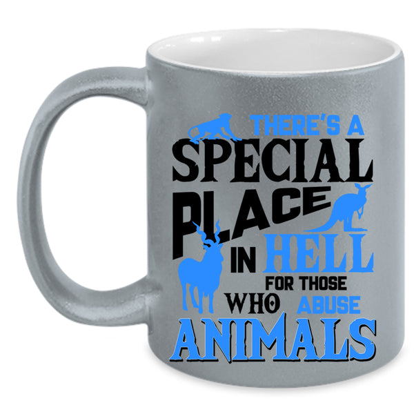 Abuse Animals Coffee Mug, There's A Special Place Accent Mug