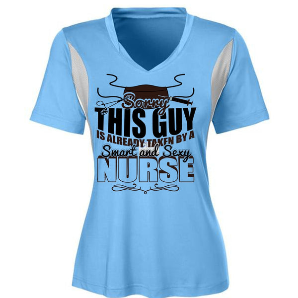 This Guy Is Already Taken By A Smart Nurse T Shirt, I Love Nursing T Shirt, Awesome T-Shirts