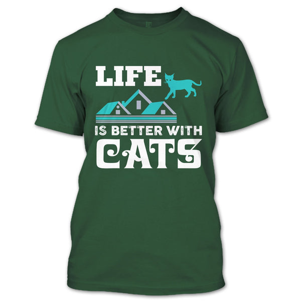 A black t-shirt with the shopify logo