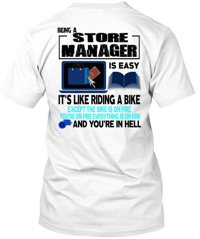 A black t-shirt with the shopify logo