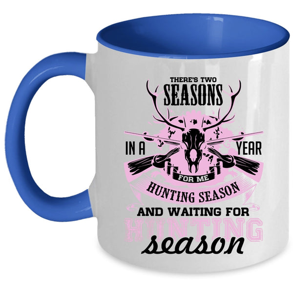 Waiting For Hunting Season Coffee Mug, Hunting Season Accent Mug