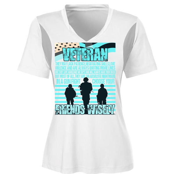 Friends Wisely T Shirt, I Love Veteran T Shirt, Awesome T-Shirts
