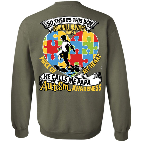 Piece Of My Heart T Shirt, I Love Papa Sweatshirt