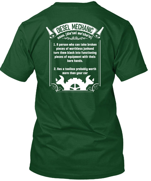 Being A Diesel Mechanic T Shirt, I Love My Life T Shirt